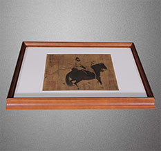 港闸书画装裱配框服务案例